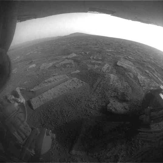 Location C: View tosol, a Hazcam from sol 3355