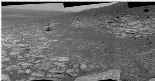 Opportunity sol 3397 Navcam view