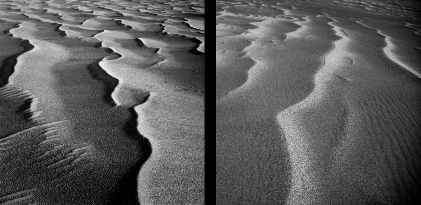 Sands on Earth, sands on Mars