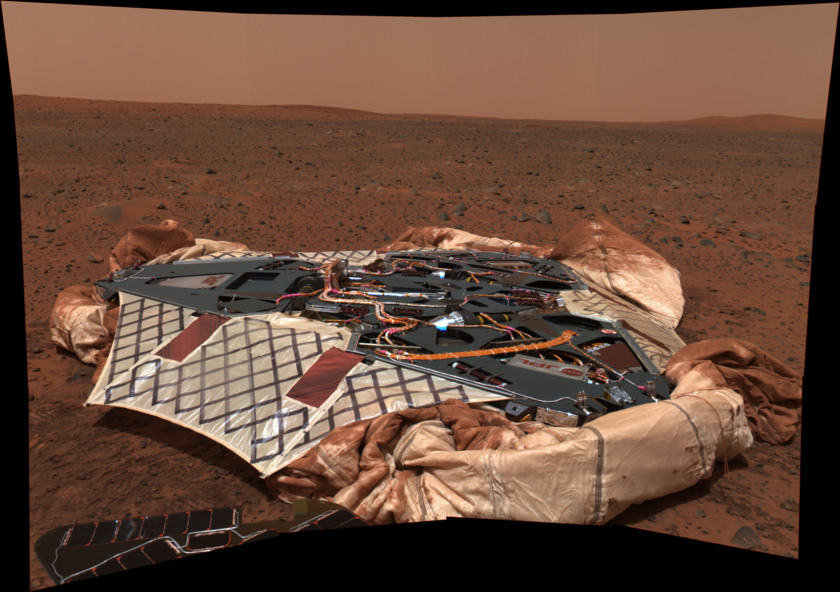 Spirit's lander