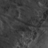 New gully deposit in Naruko Crater, Mars (flicker animation)