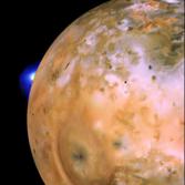 Loki erupts on Io's limb