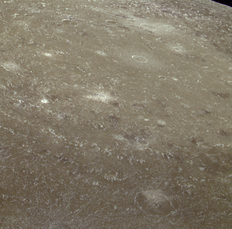 Oblique view of Valhalla impact basin, Callisto
