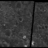 Highest resolution view ever obtained of Ganymede's dark terrain