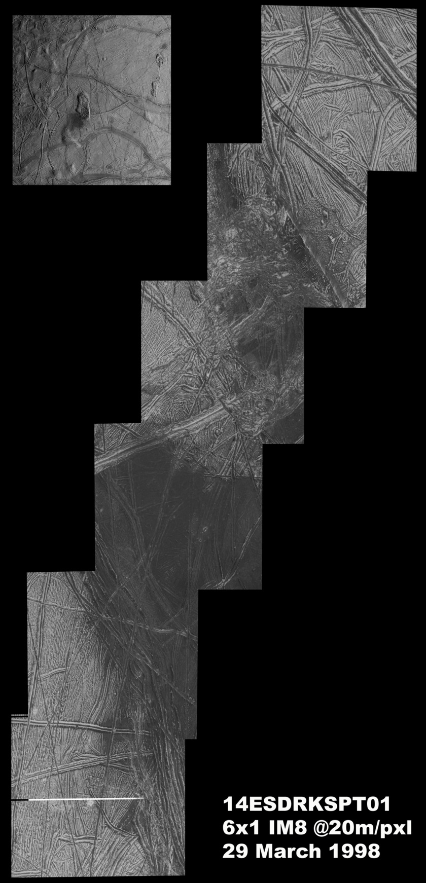 Europa's Castalia Macula from Galileo