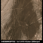 Galileo color view of Europa's Castalia Macula