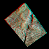 3D Anaglyph of Conamara Chaos, Europa