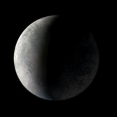 Voyager 2 view of Europa's night side