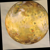 Io against Jupiter