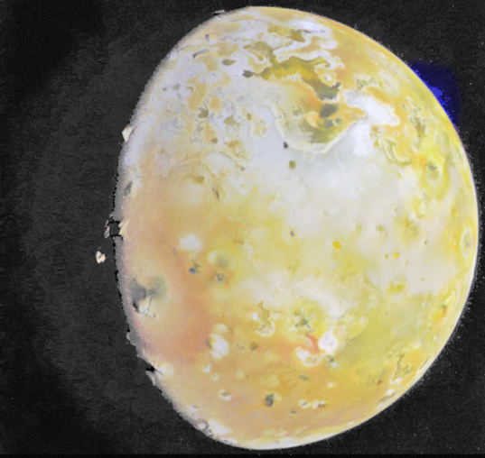 Planetshine on Io
