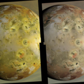 A reconstruction of Io's true color