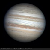 Discovery image of the 2009 Jupiter impact