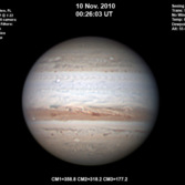 Jupiter on November 10, 2010: Outbreak?