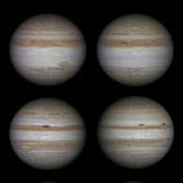 Jupiter's changing face, 2009-2012