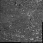Sippar Sulcus calderas on Ganymede