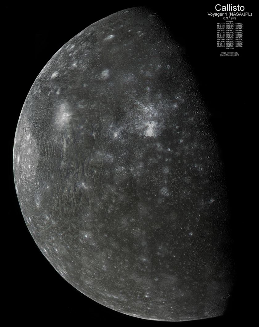 Callisto from Voyager 1