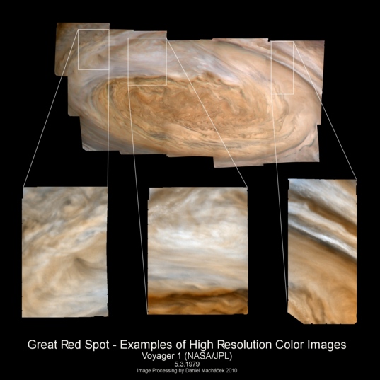 Zooming in on Jupiter's Great Red Spot