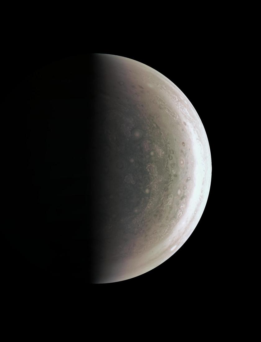 Jupiter's south pole