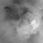 Clouds at Titan's south pole