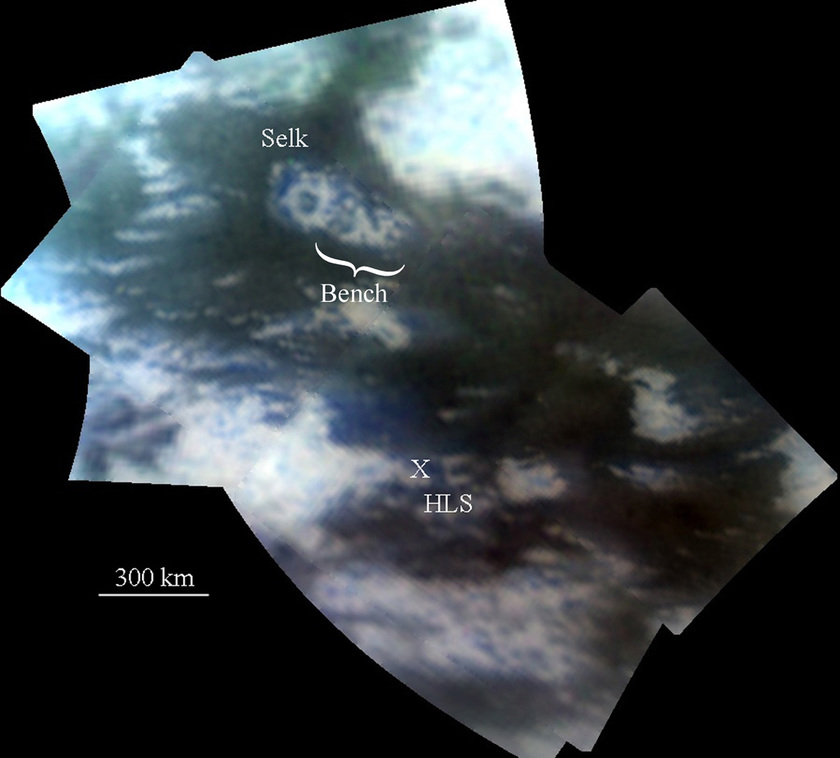 Selk crater, Titan