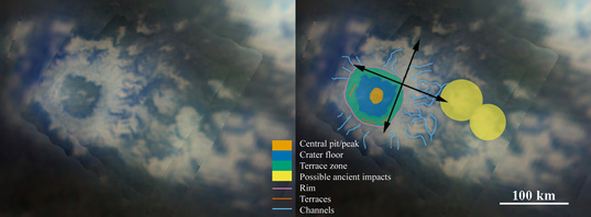 Geologic map of Selk crater, Titan