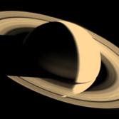 Saturn and its rings from Voyager 1