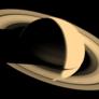 Saturn and its rings from Voyager 1