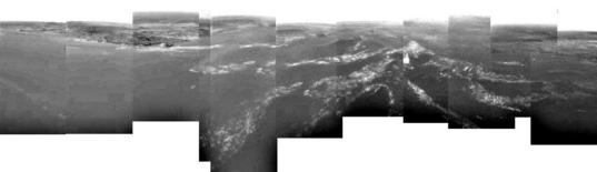 Huygens DISR panorama of Titan's surface