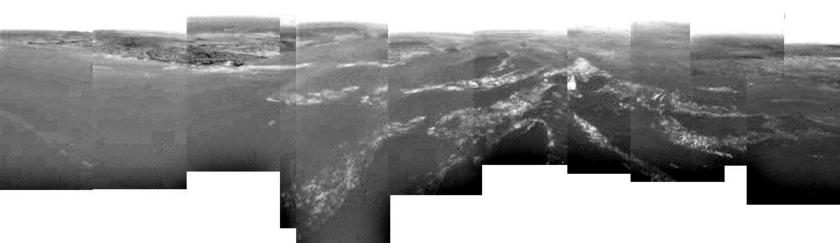 Huygens DISR panorama of Titan's surface