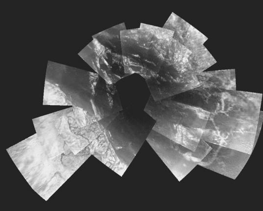 Huygens' Descent to Titan