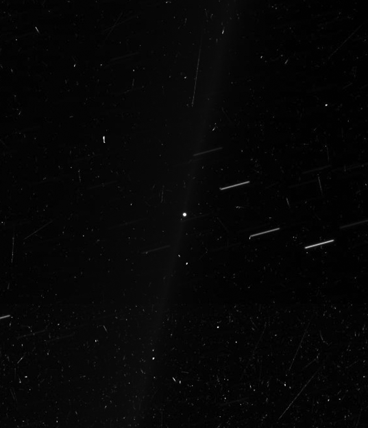 Aegaeon, G ring, stars, and cosmic ray hits