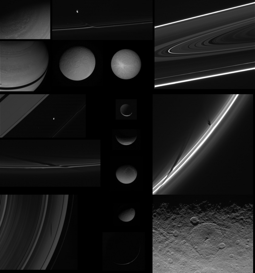 Highlights from the January 1, 2010 Cassini ISS PDS release