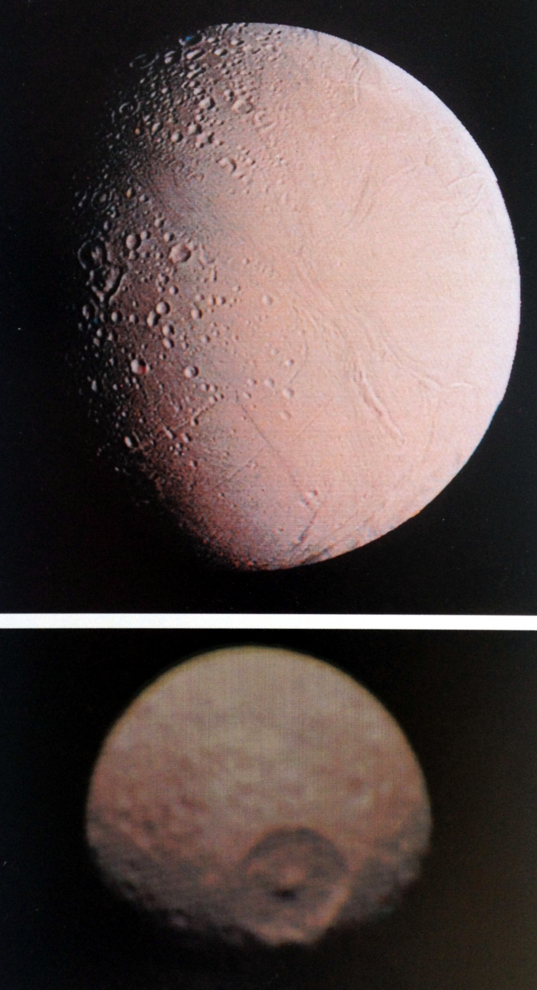 Enceladus and Mimas
