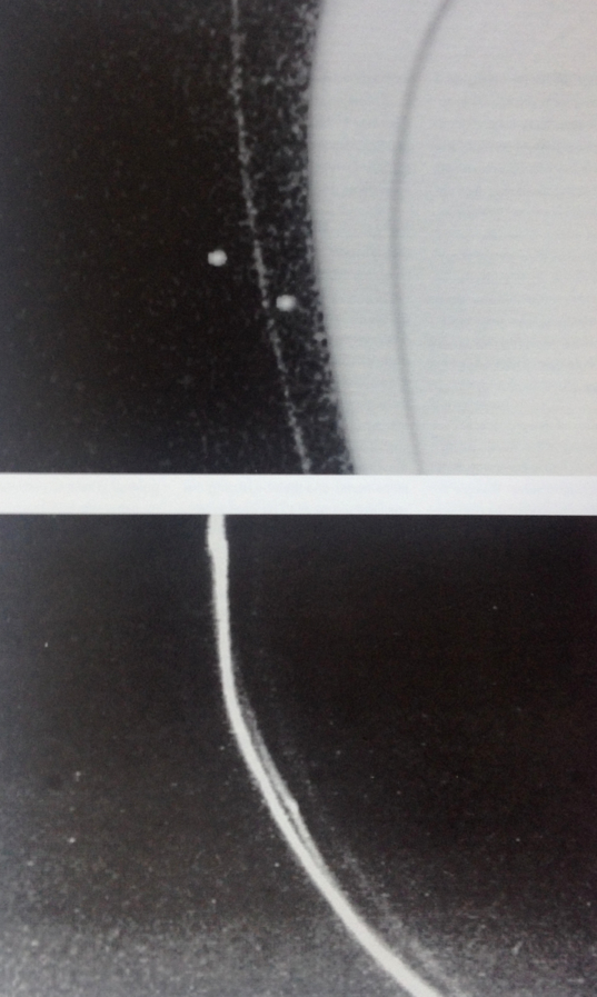 A Glimpse of the F Ring