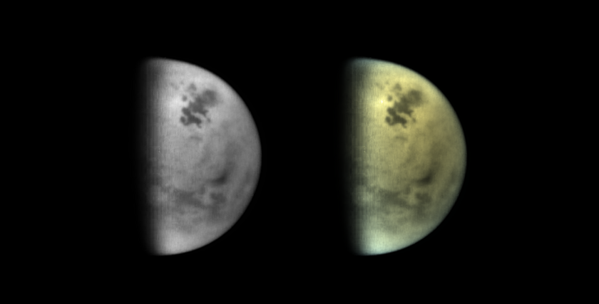 Titan's northern lakes, August 3, 2016