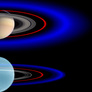 The Saturnian and Uranian ring systems compared