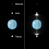 VLT image of Uranus Ring Plane Crossing