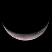 Triton's crescent in color