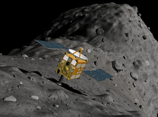 Hayabusa touchdown!