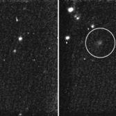 Stardust's first sight of Tempel 1