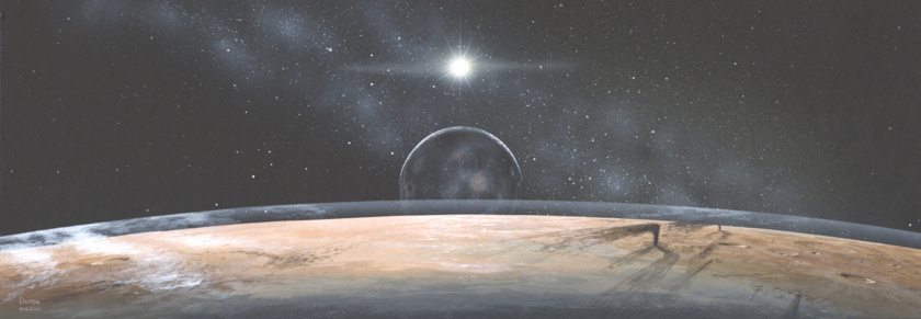 Pluto, imagined