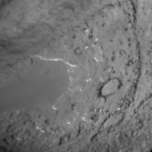 The pitted surface of Tempel 1