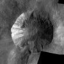 Mosaic of Low-Altitude Mapping Orbit images of Cornelia crater, Vesta