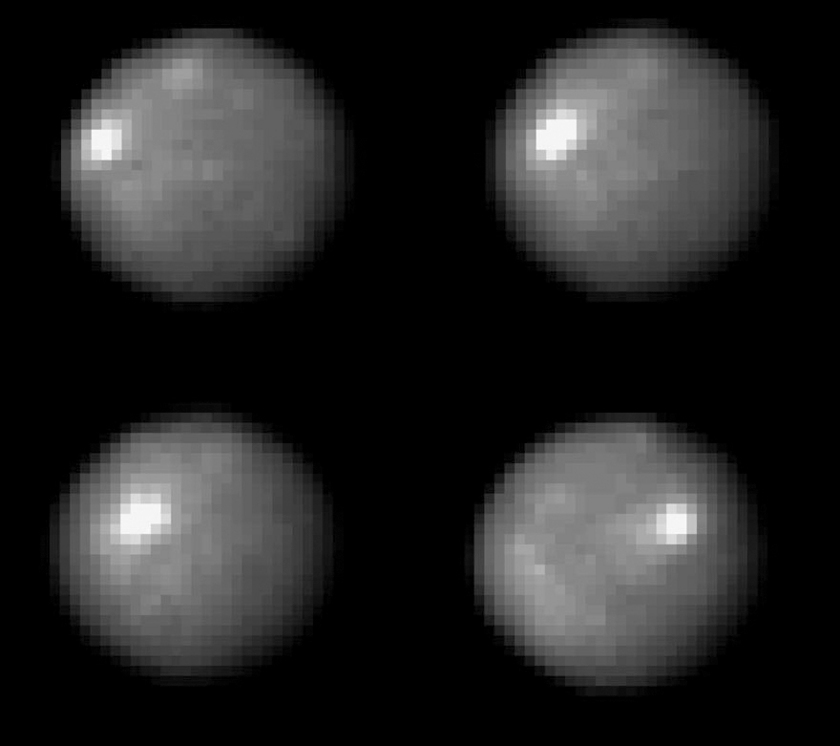 Four views of Ceres from Hubble