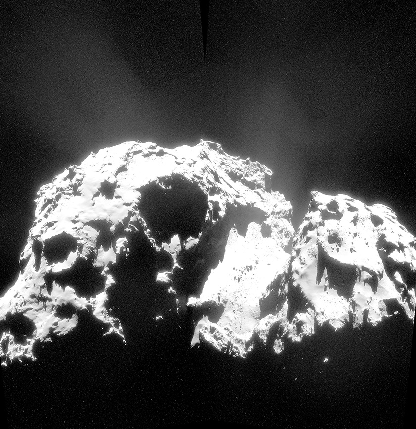 Finding jets in the September 24, 2014 NavCam image of comet 67P