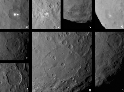 Interesting things in the February 12, 2015 Ceres pictures
