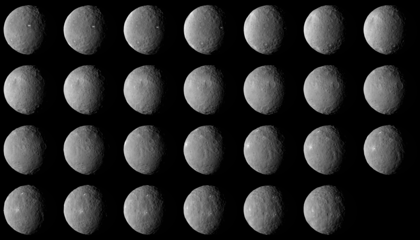 Dawn's Ceres Rotation Characterization 2 (individual frames)
