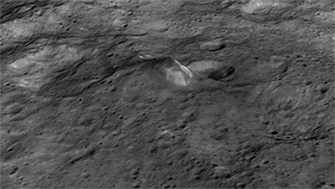 Ceres' conical mountain