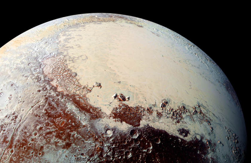 Pluto's brilliant 'heart'