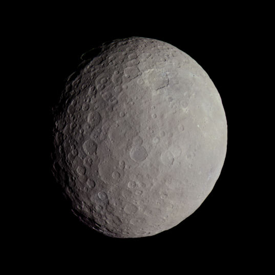 Color global view of Ceres: Dantu crater